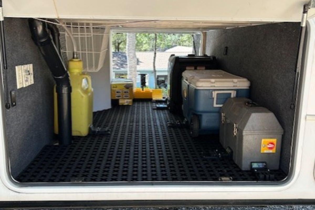 2024 Coachmen Crosstrail Owner Improved RV Cargo Organization with Tmat