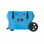 40QT Cooler Wheeled powered by Maluna - Chill Blue