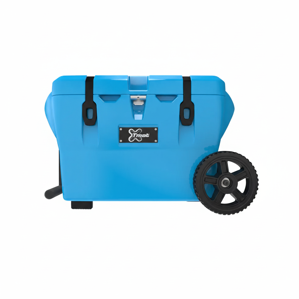 40QT Cooler Wheeled powered by Maluna - Chill Blue