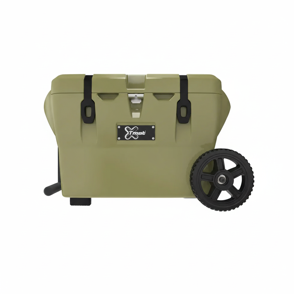 40QT Cooler Wheeled powered by Maluna - Desert Tan
