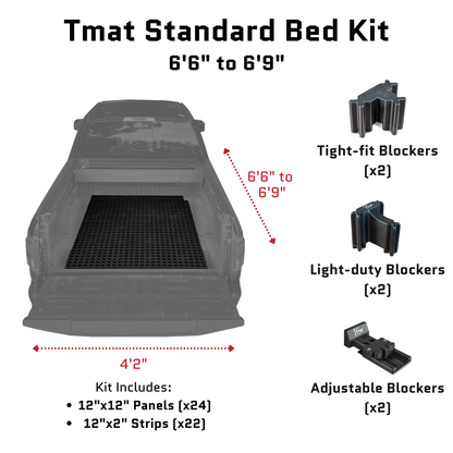 Tmat Truck Bed Organizer Slide Out Mat | GMC Sierra 2500/3500 HD Standard Bed