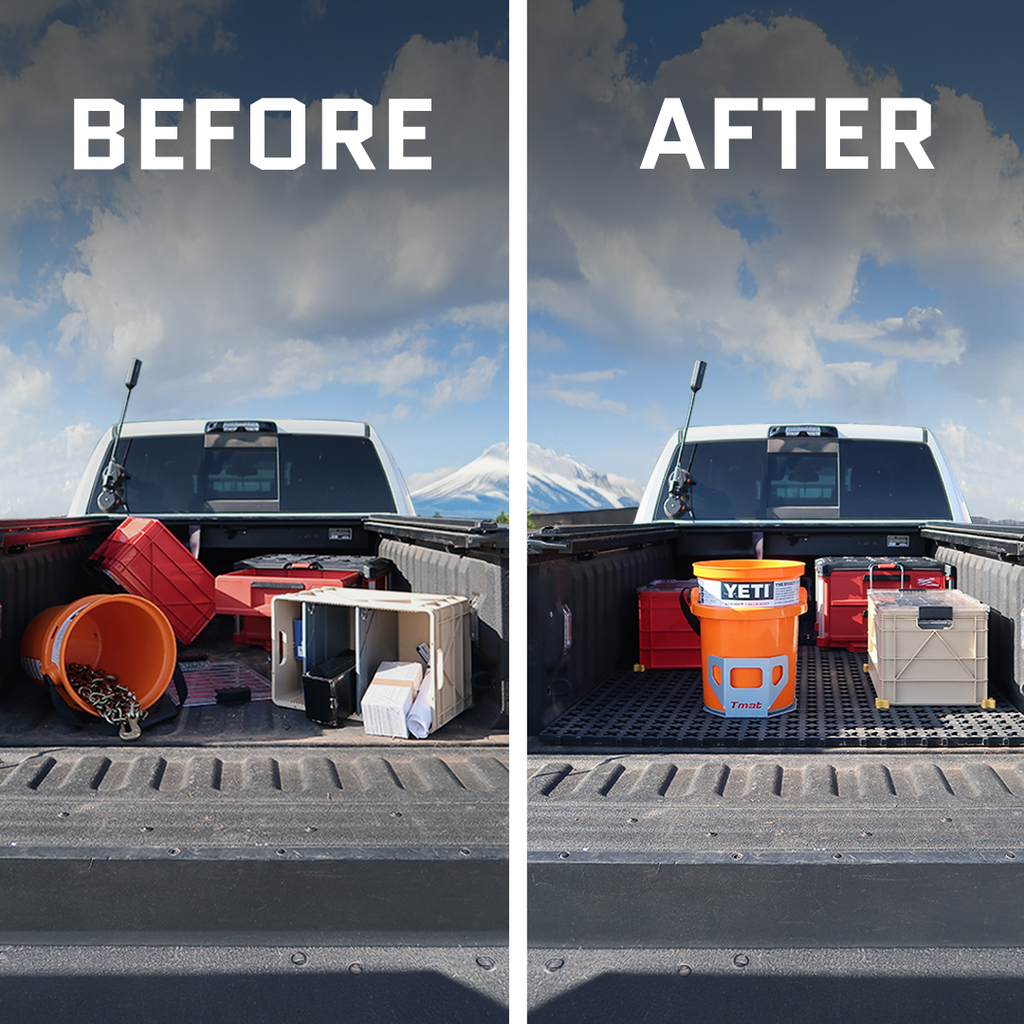 Tmat Truck Bed Organizer Slide Out Mat | GMC Canyon Short Bed