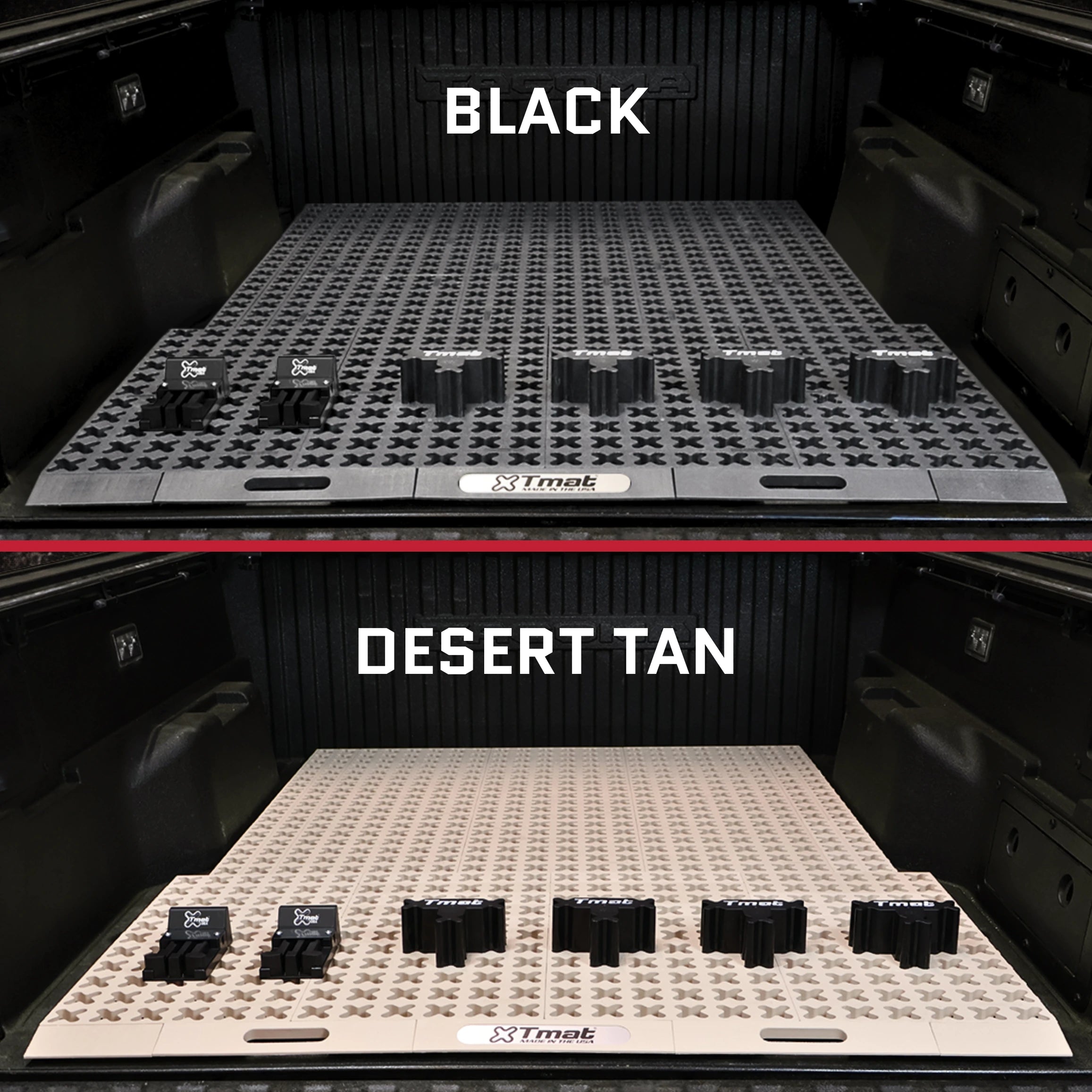 Tmat Truck Bed Organizer Slide Out Mat | Universal Fit for Standard Beds 6'6" to 6'9"