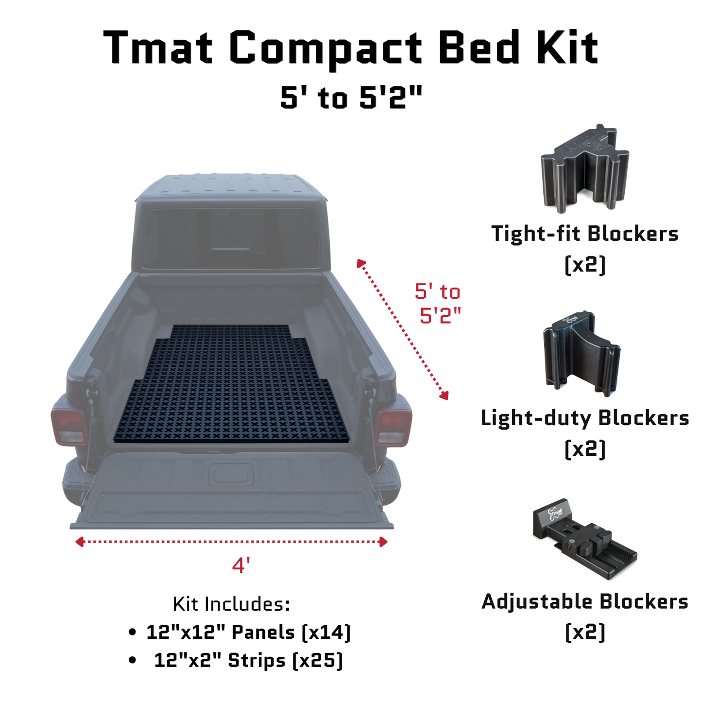 Tmat Truck Bed Organizer Slide Out Mat | Nissan Frontier Short Bed