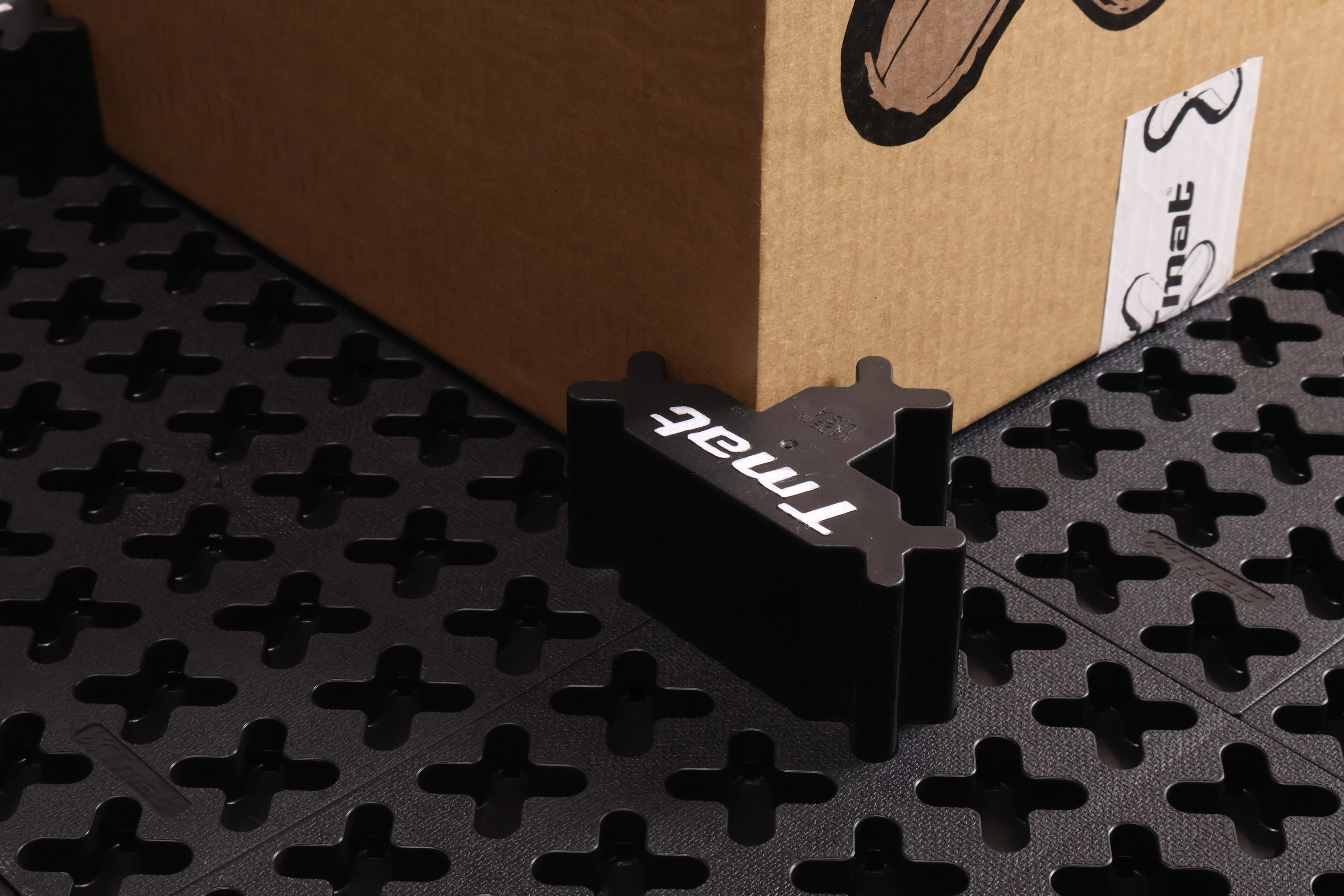 Tmat Tight-fit Stout Stationary Blockers - Black (2-Pack)