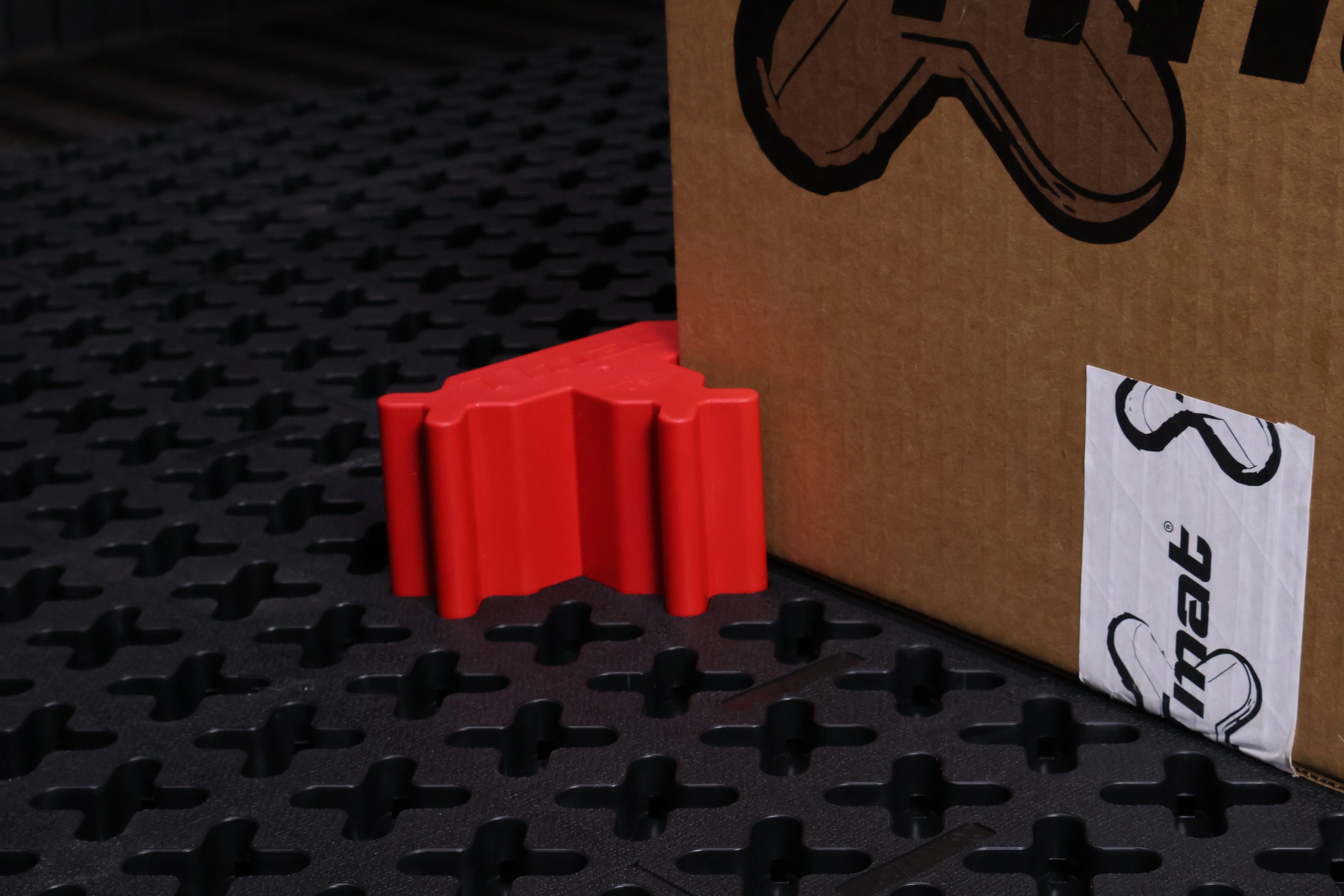 Tmat Tight-fit Stout Stationary Blockers - Red (2-Pack)