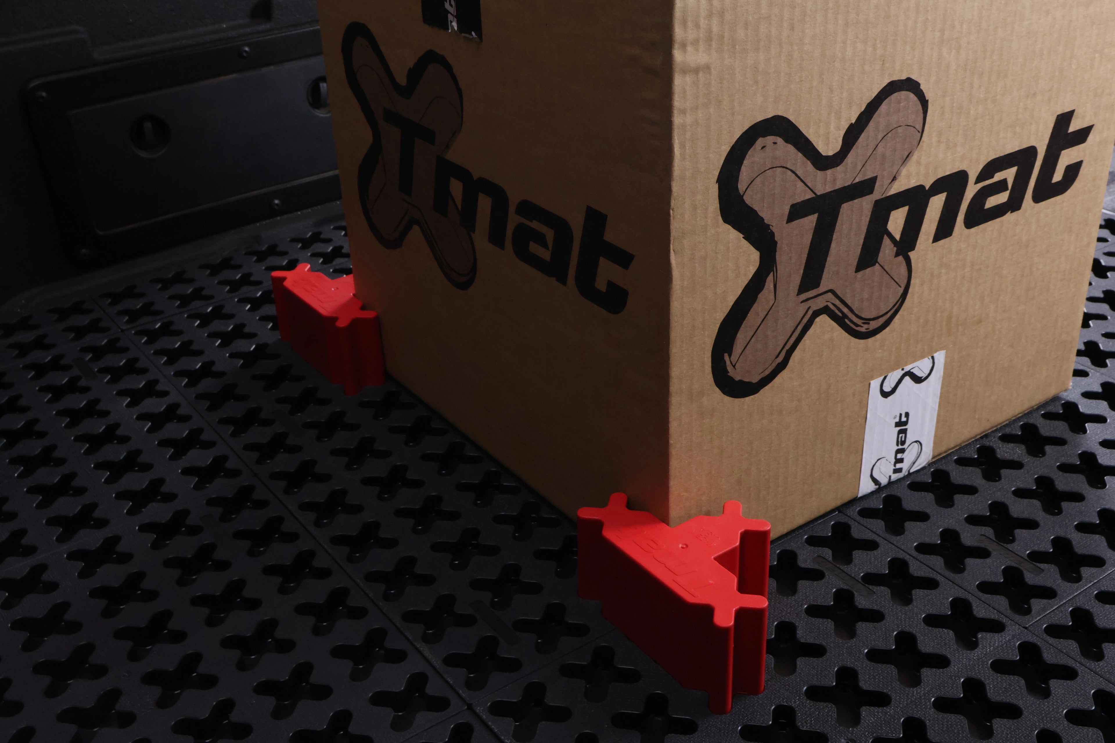 Tmat Tight-fit Stout Stationary Blockers - Red (2-Pack)