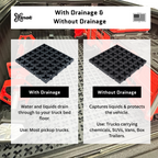 12" x 12" Tmat Interlocking Panel - Four Connectors With Drainage (Single)