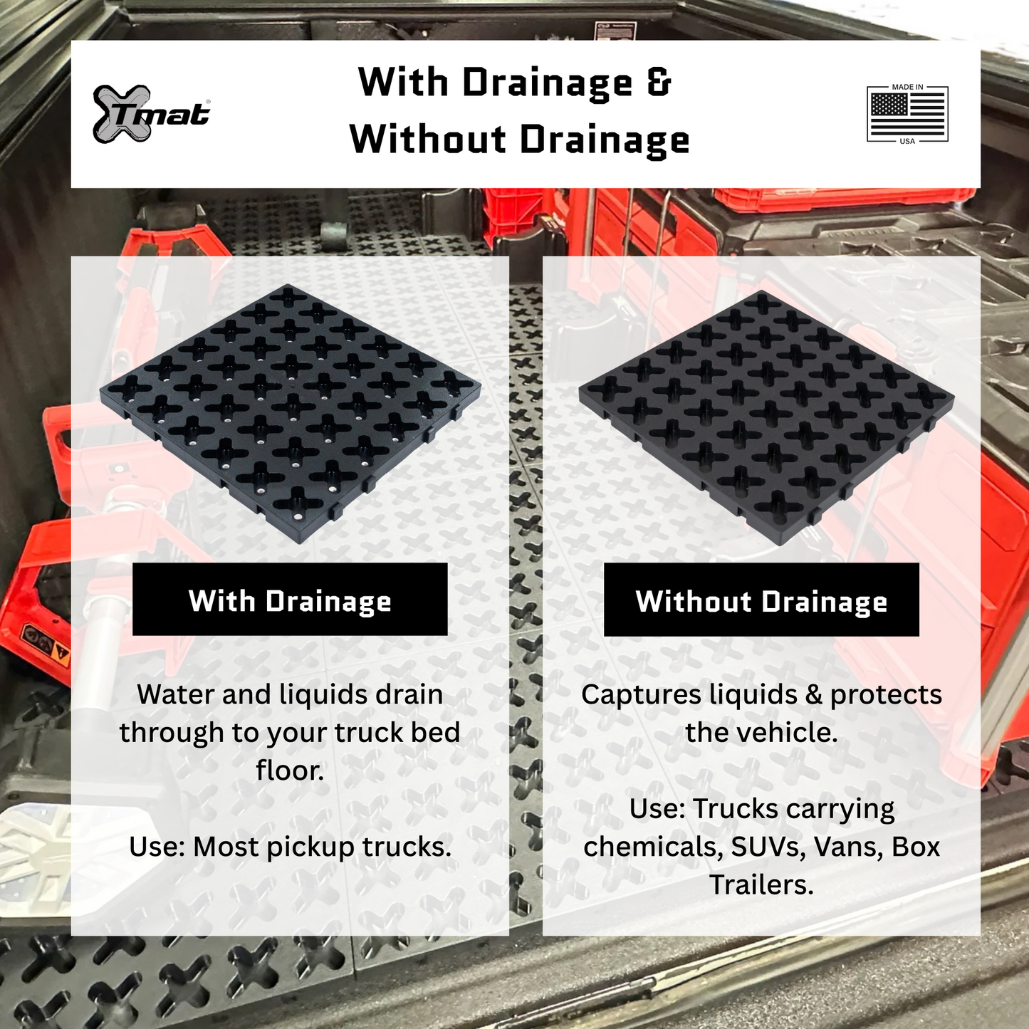 12" x 2" Tmat Strips - no Drainage (2-Pack)