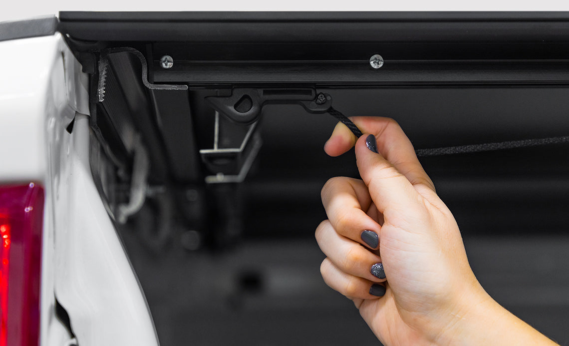 LOMAX Hard Tri-Fold Tonneau Cover