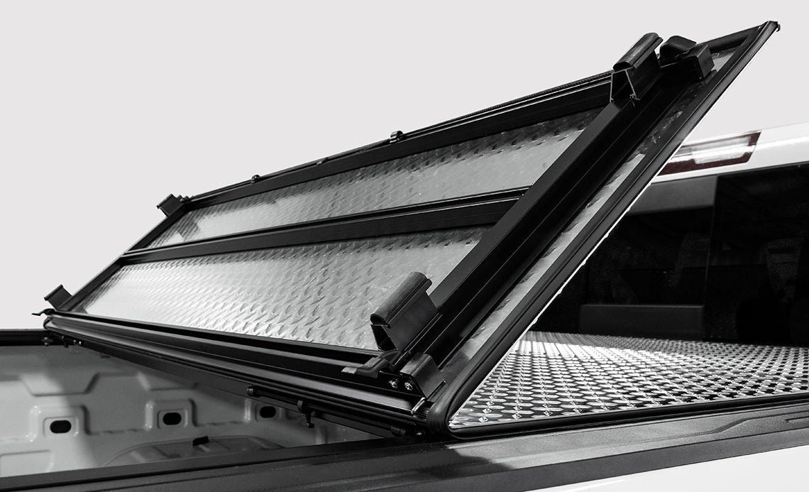 LOMAX Hard Tri-Fold Tonneau Cover