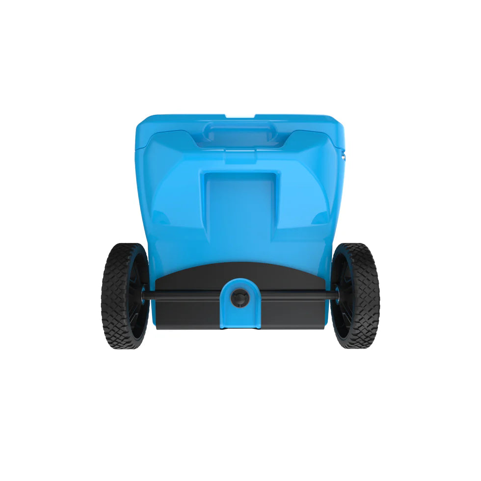 40QT Cooler Wheeled powered by Maluna - Chill Blue