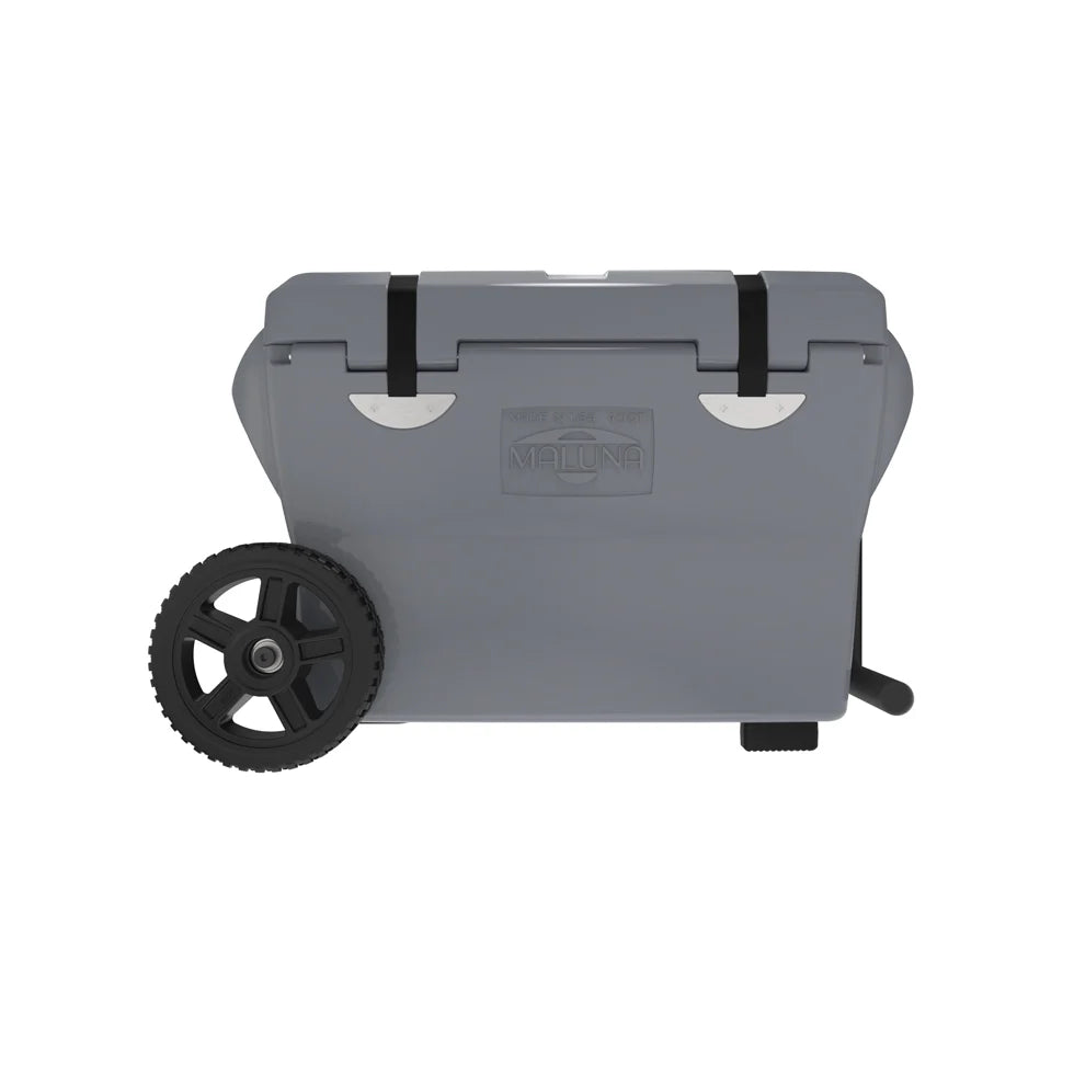 40QT Cooler Wheeled powered by Maluna - Cool Gray