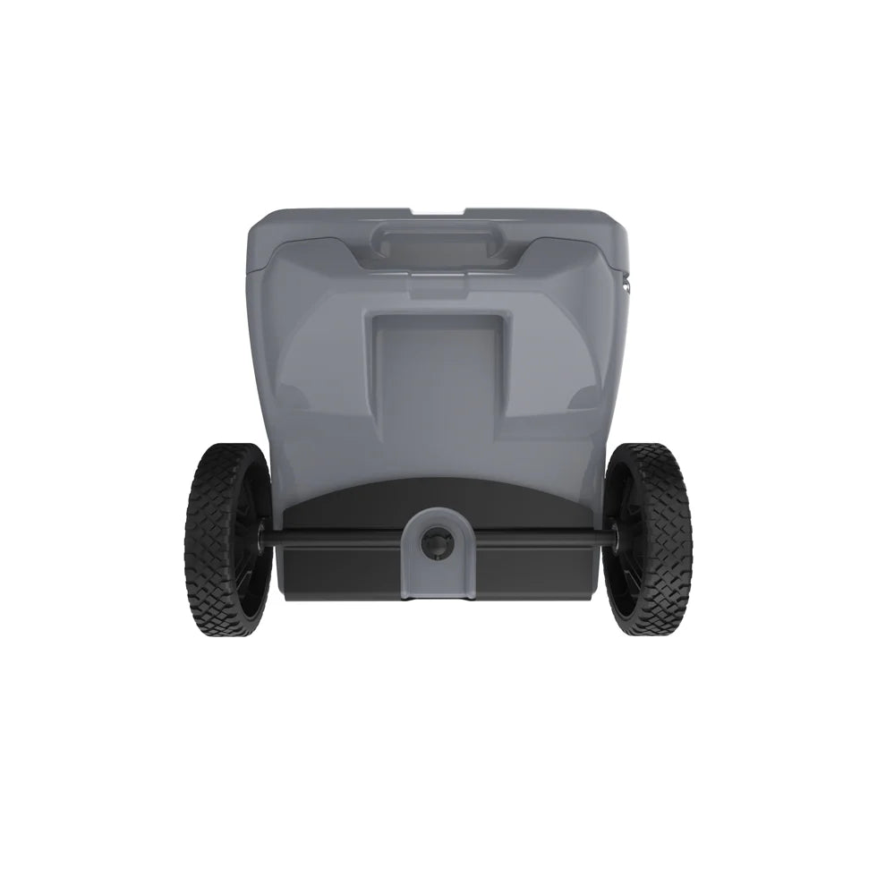 40QT Cooler Wheeled powered by Maluna - Cool Gray