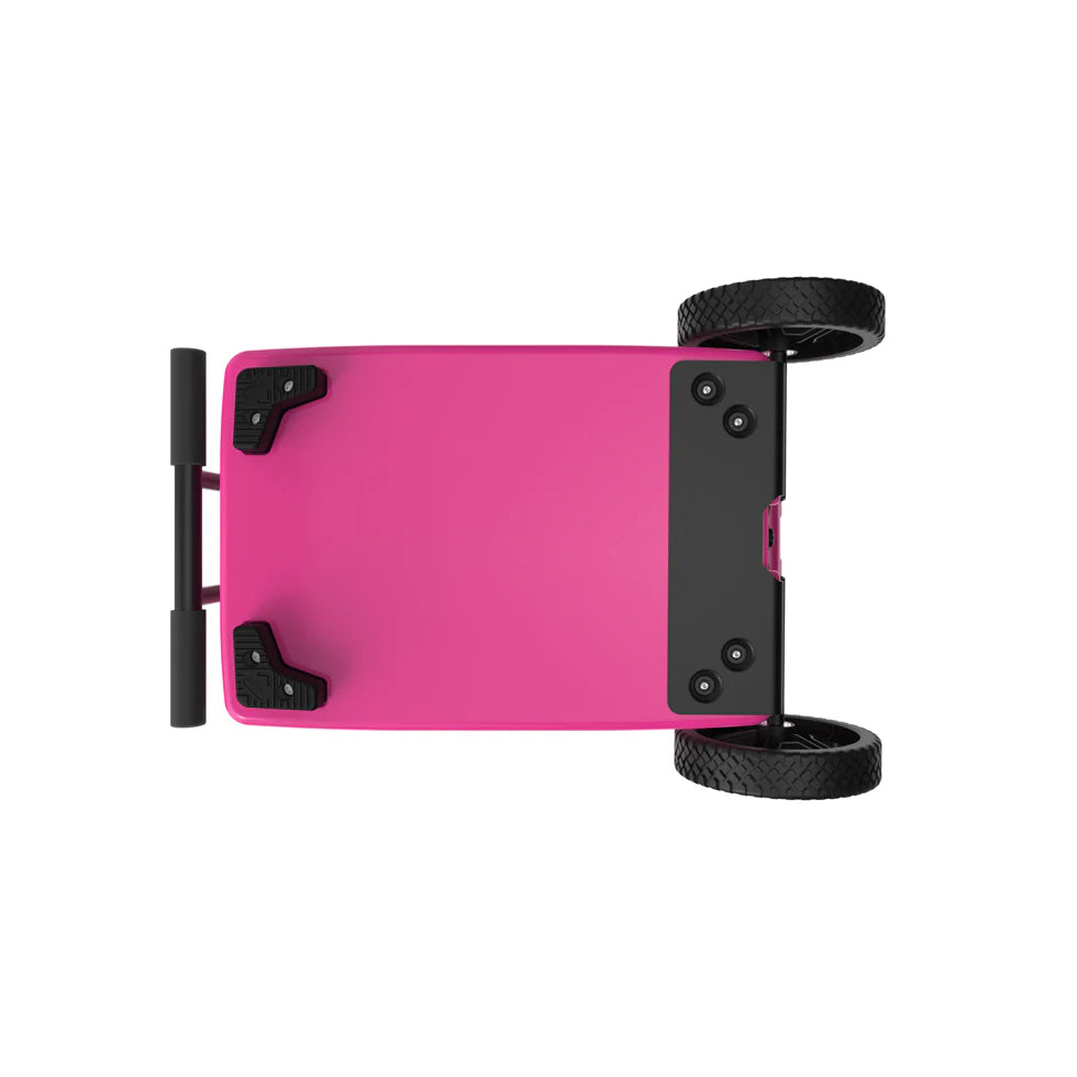 40QT Cooler Wheeled powered by Maluna - Hot Pink