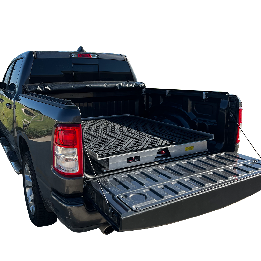 Slide Master AH3 Bed Slide with Tmat Truck Bed Organization | Full-size Short Bed
