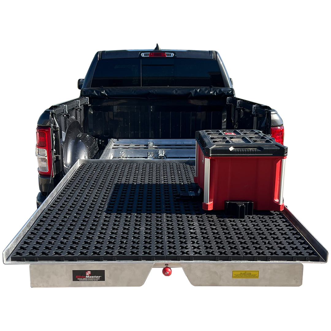 Slide Master AH3 Bed Slide with Tmat Truck Bed Organization | Full-size Short Bed