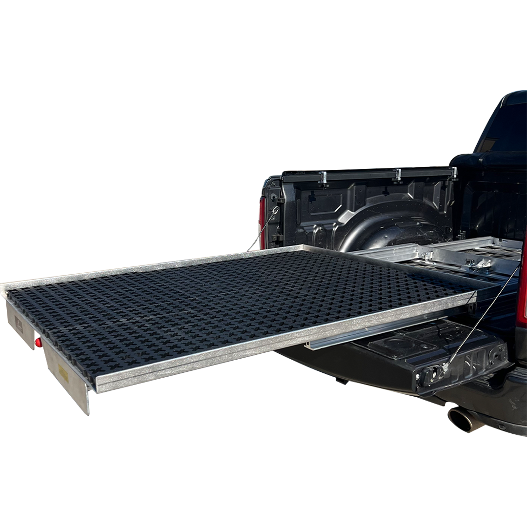 Slide Master AH3 Bed Slide with Tmat Truck Bed Organization | Ram 1500