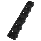 12" x 2" Tmat Interlocking Strips - Six Connectors With Drainage (Set of 2)