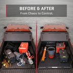 Tmat Truck Bed Organizer Slide Out Mat | Universal Fit for Standard Beds 6'6" to 6'9"