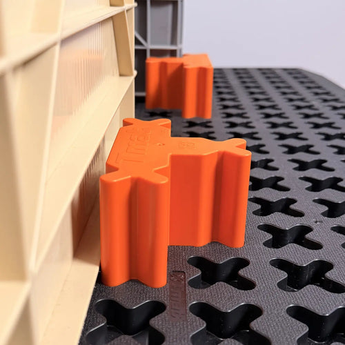 Tmat Tight-fit Stout Stationary Blockers - Orange (2-Pack)