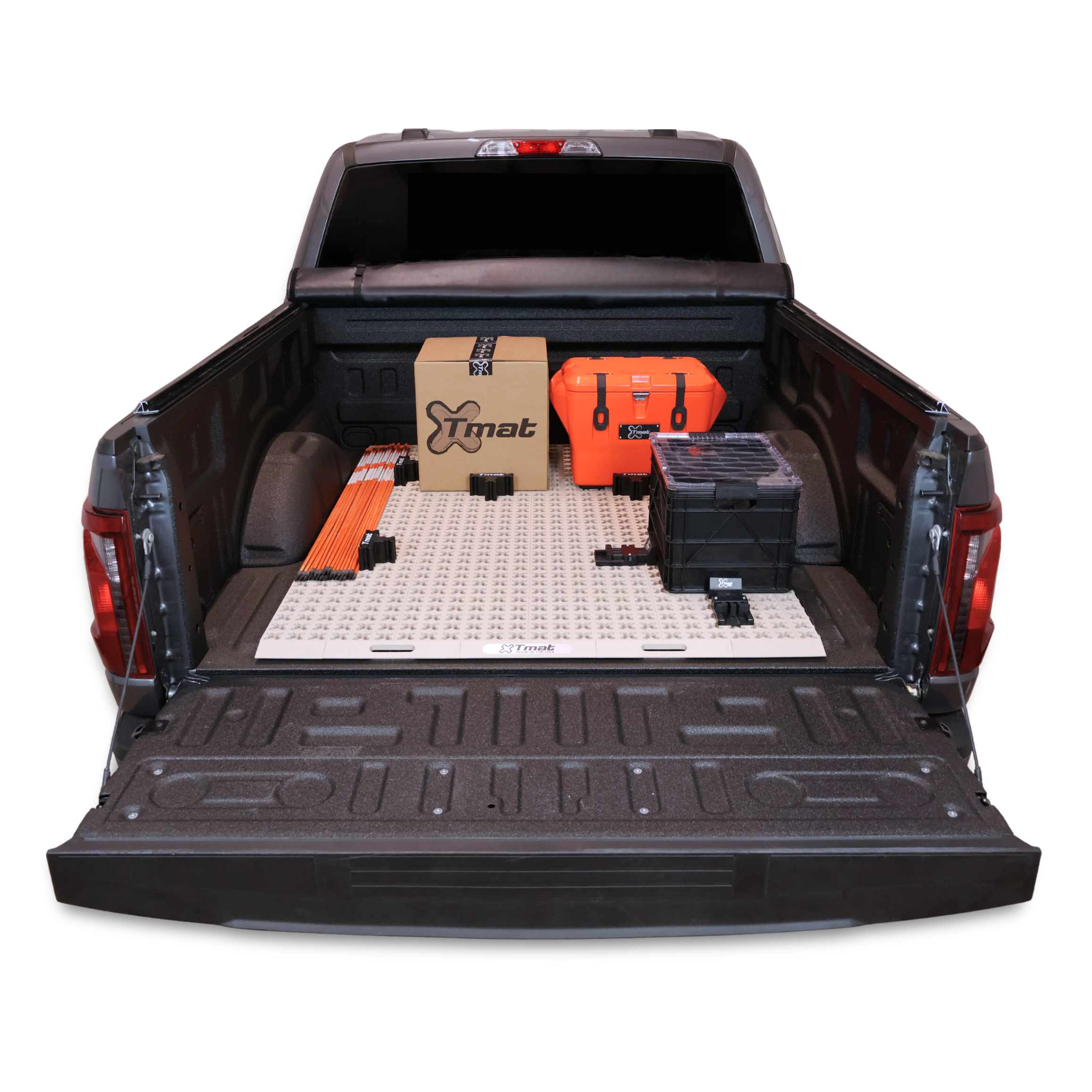 Tmat Truck Bed Organizer Slide Out Mat | Universal Fit for Standard Beds 6'6" to 6'9"