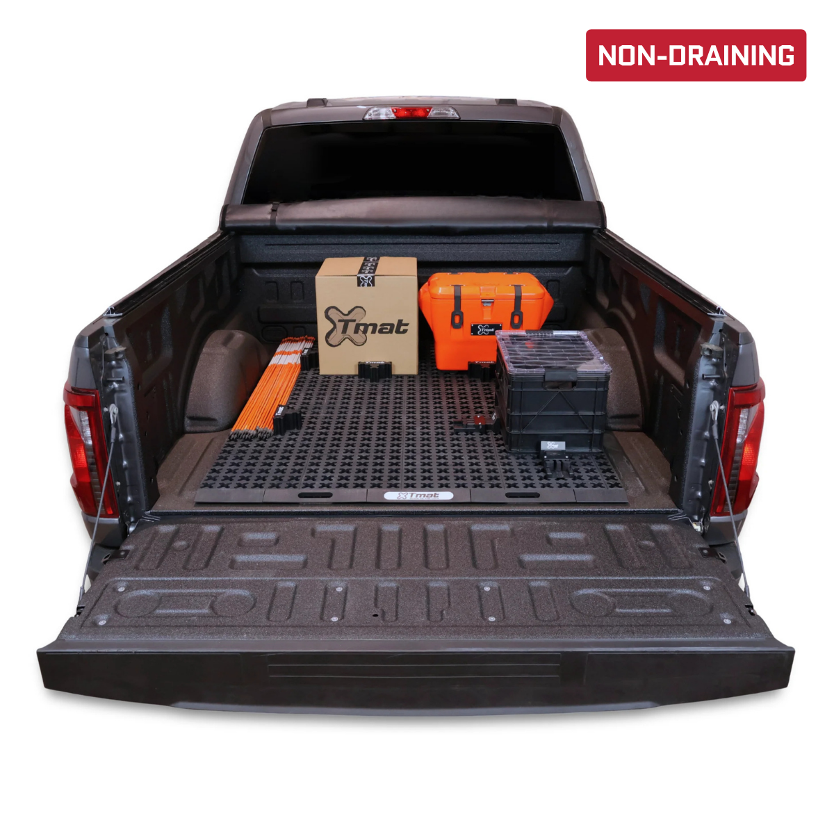 Tmat Truck Bed Organizer Slide Out Mat | Universal Fit for Short Beds 5' to 5'5"