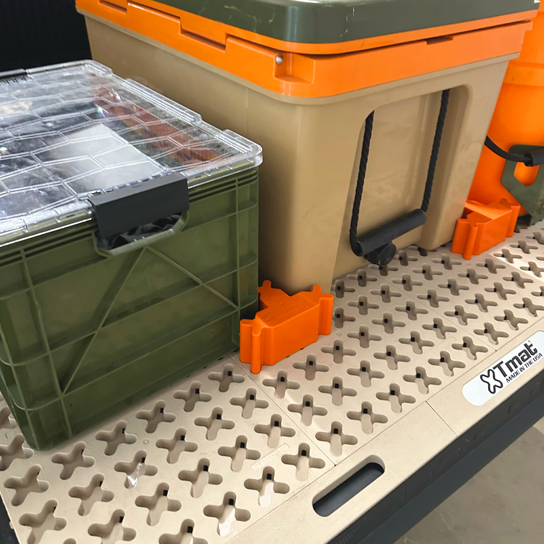 Tmat Tight-fit Stout Stationary Blockers - Orange (2-Pack)