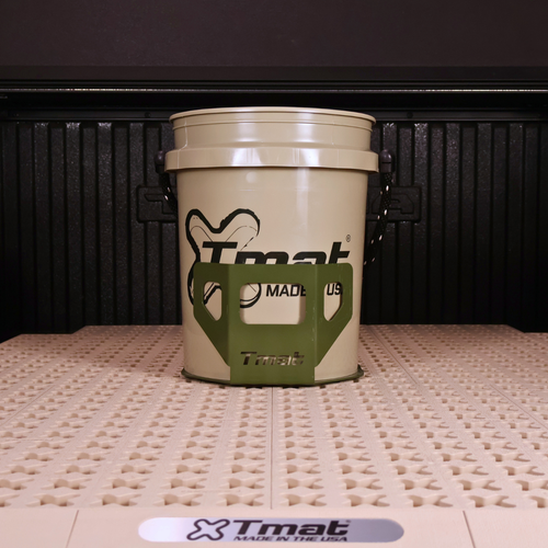 Tmat 5-Gallon Bucket Holder with Tmat Anchors - Green