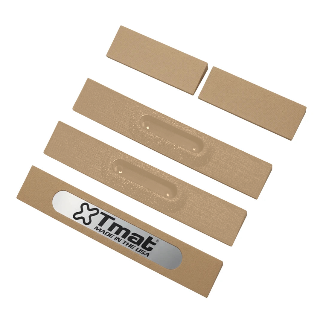 Tmat Handles & Ramp Edge Kit - 50" Total Length (Full-size Truck Kits) - Tan