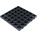 12" x 12" Tmat Interlocking Panel - Four Connectors With Drainage (Single)