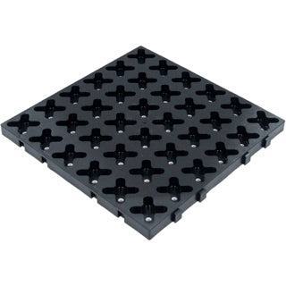 12" x 12" Tmat Interlocking Panel - with Drain Holes (Single)